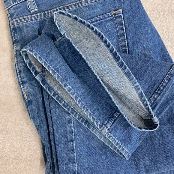 Vintage American Eagle Outfitters Med Wash Distressed Boot Cut 34 - Picture 8 of 14